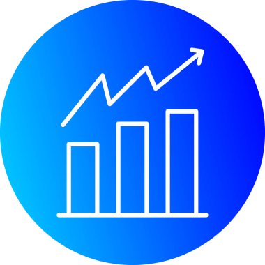 İş ve finans simgesinin vektör illüstrasyonu