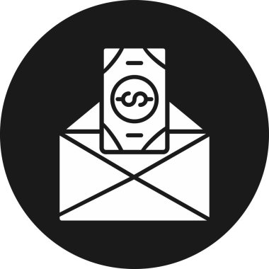 e- posta harfi simgesi vektör illüstrasyon tasarımı