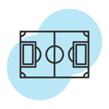 futbol hedef vektör simgesi kolayca değiştirebilir ya da düzenleyebilir