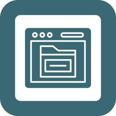 Tarayıcı web tarayıcı simgesi ana hat biçiminde