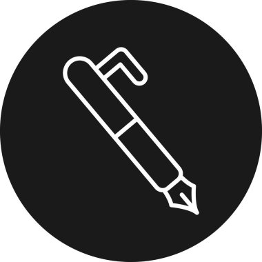 kalem simgesi vektör illüstrasyonu