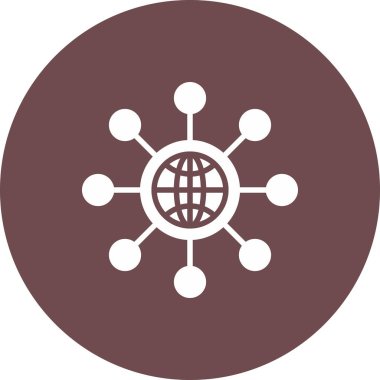 genel ağ simgesi çizimi