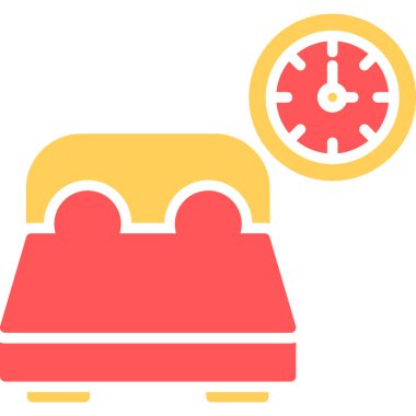 Saat simgesi vektör illüstrasyonu