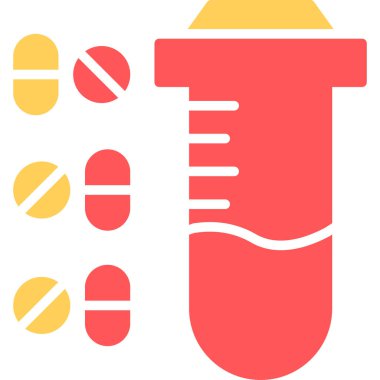 hap simgesi, vektör illüstrasyonu