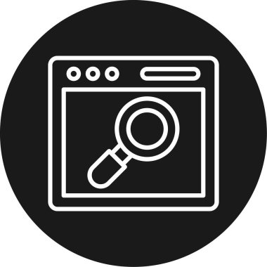 seo modern simgesinin vektör illüstrasyonu