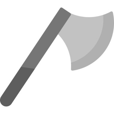 Axe Basit Vektör Simgesi İllüstrasyonu
