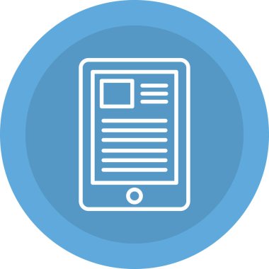 Uygulamanın vektör illüstrasyonu modern simge ögesi