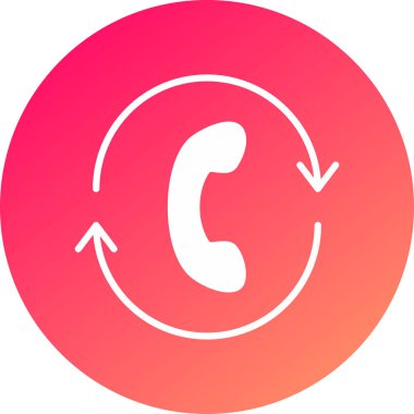 - Telefon. Web simgesi basit illüstrasyon