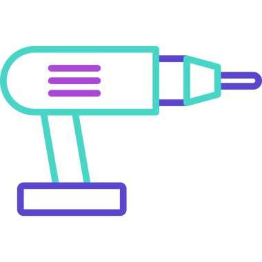 tornavida simgesi. Web için tornavida vektör simgelerinin basit çizimi