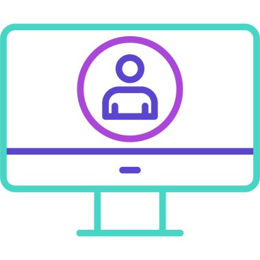 seo modern simgesinin vektör illüstrasyonu