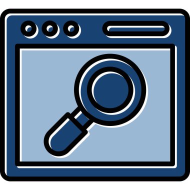 Web simgesi vektör illüstrasyonu