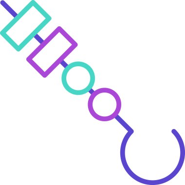 Modern simgenin vektör illüstrasyonu