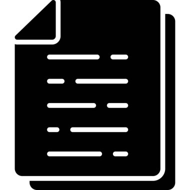 belge simgesi vektör illüstrasyonu