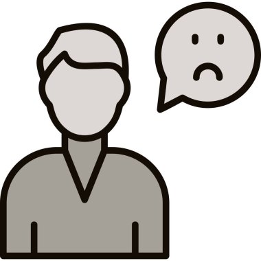 avatar erkek simgesi Doldurulmuş dış hat biçimi