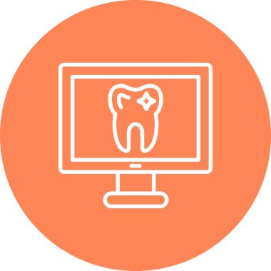 Modern simgenin vektör illüstrasyonu