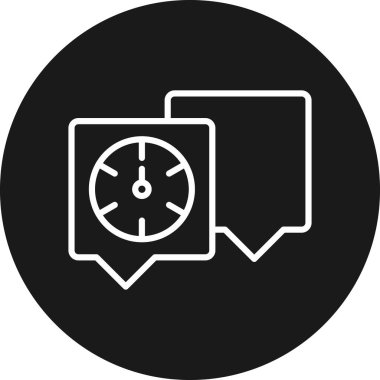 Çalar saat simgesi, basit tarzı