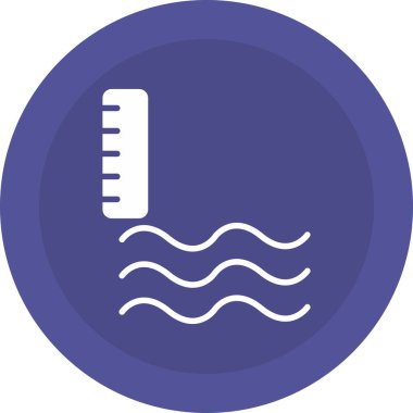 Bir termometre simgesinin vektör çizimi