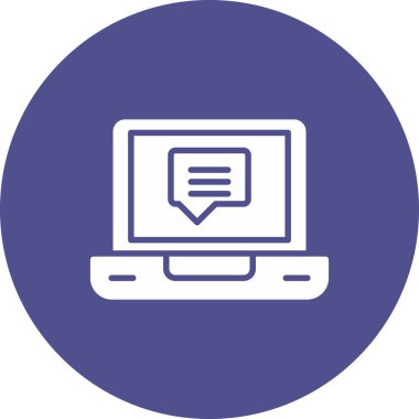 Modern dizüstü bilgisayarın vektör illüstrasyonu