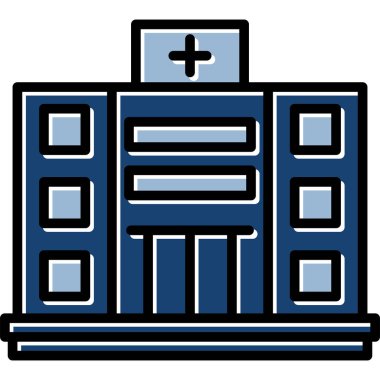 Hastane binası. Basit tasarım