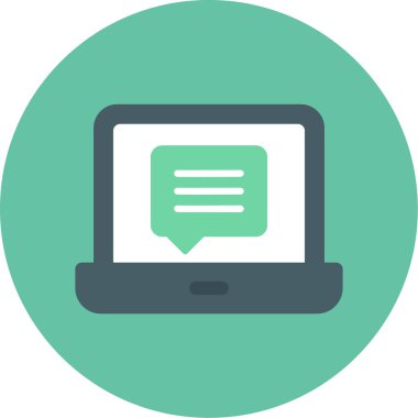 internet vektör simgesi modern basit tasarım