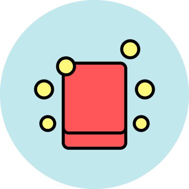 Kitap simgesinin vektör illüstrasyonu