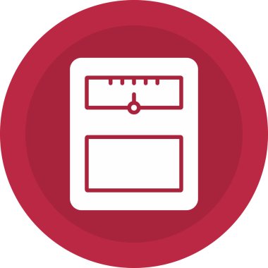 vektör Lcd düz simgesi