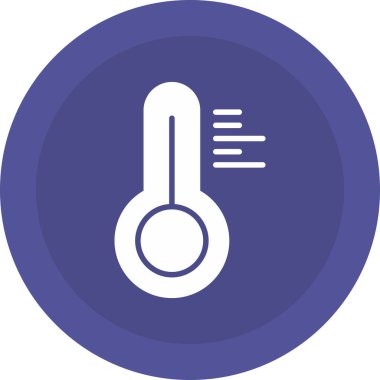 Termometre modern ikon vektör çizimi