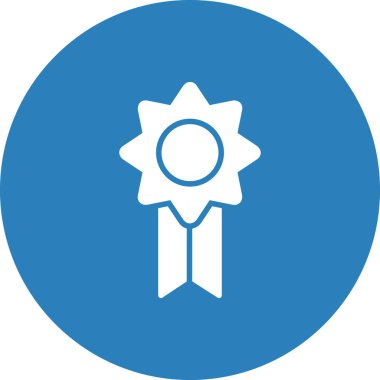 Ödül simgesi soyut arkaplanda izole edildi