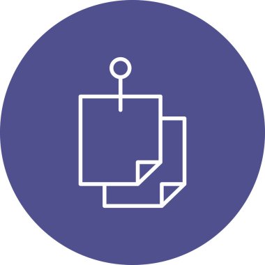 bir haritanın vektör simgesi