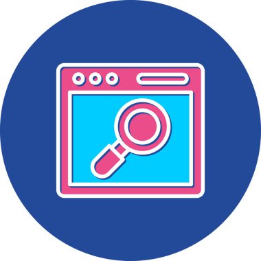 seo modern simgesinin vektör illüstrasyonu