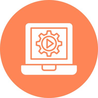 seo modern simgesinin vektör illüstrasyonu