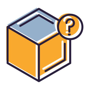 Soru simgesi simgesi olan kutu