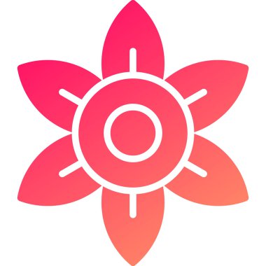 Güneş. Web simgesi basit illüstrasyon