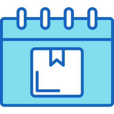 Takvim. Web simgesi basit illüstrasyon