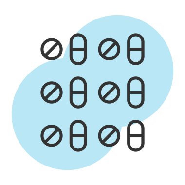 hap ikonu vektör illüstrasyonu