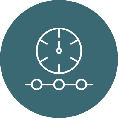 Saatin vektör illüstrasyonu