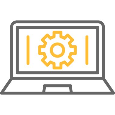 vitesli dizüstü bilgisayar izole vektör tasarımı