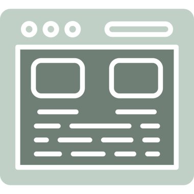 Tarayıcı internet tarayıcı simgesi ana hat biçiminde