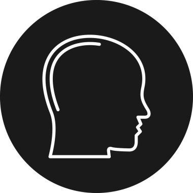 erkek avatar simgesi soyut arkaplanda izole