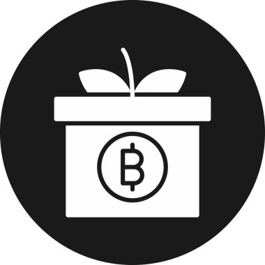 Bitcoin 'in vektör illüstrasyonu