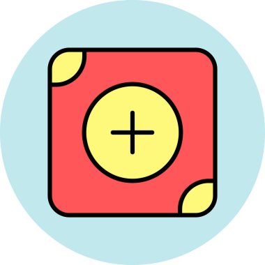 Bir madeni paranın vektör illüstrasyonu