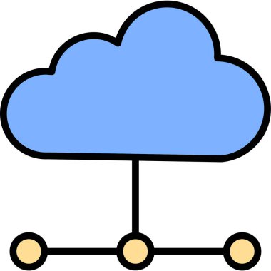 bulut hesaplama ağı simgesi