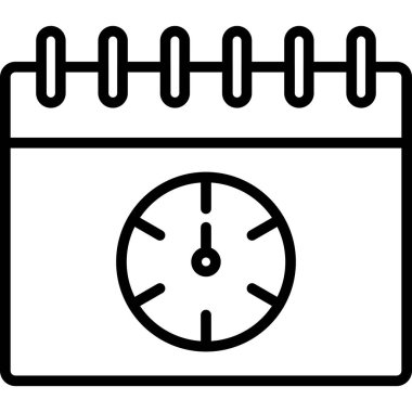 Takvim. Web simgesi basit illüstrasyon