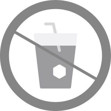 içecek simgesi, vektör illüstrasyonu