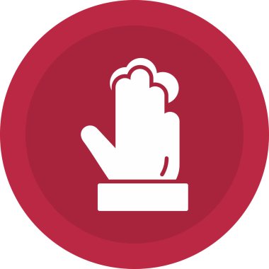 El simgesinin vektör illüstrasyonu