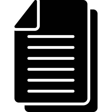 Dosya. Web simgesi basit illüstrasyon