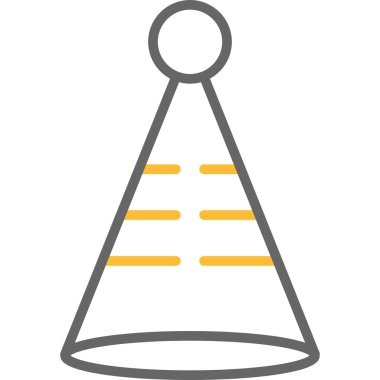 Yılbaşı ağacı, basit vektör simgesi