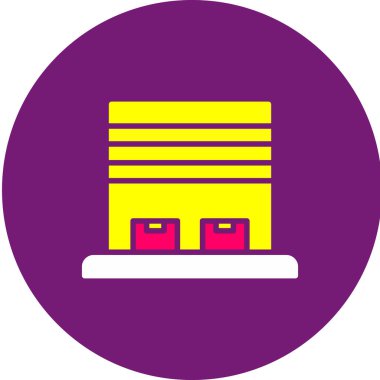 Modern simgenin vektör illüstrasyonu