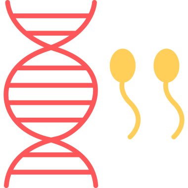 DNA simgesi vektör illüstrasyonu