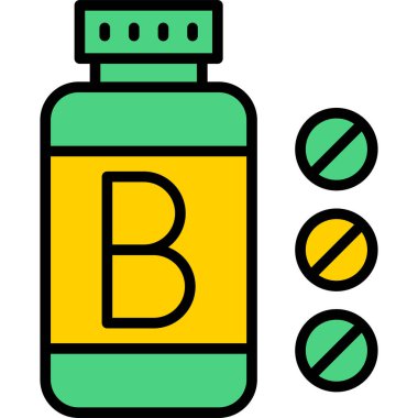 şişe ilaç kutusu simgesi